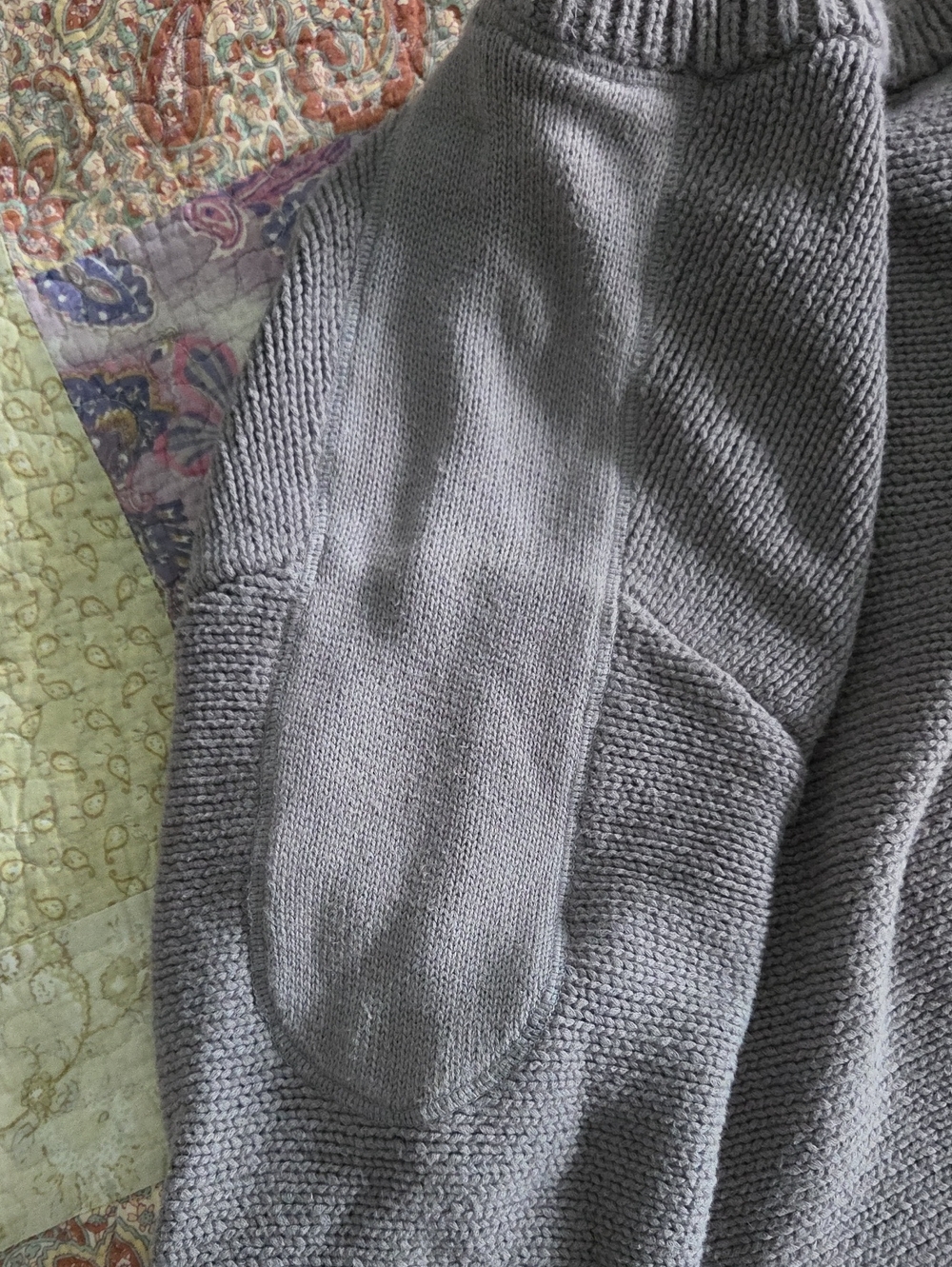 Harley-Davidson Light Gray Knit Crewneck Sweater - Picture 4 of 9